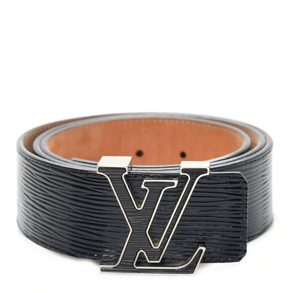 Louis Vuitton Epi Electric 40mm LV Initiales Belt 80/32 Black 1 of 5