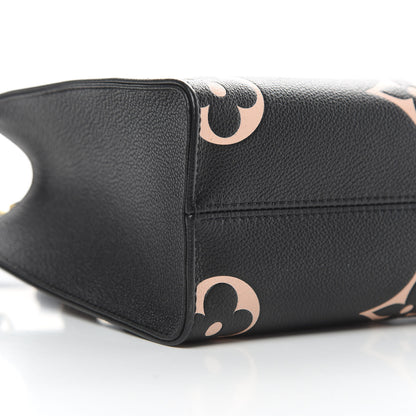 Louis Vuitton Empreinte Monogram Giant Onthego PM Black Beige 9 of 10