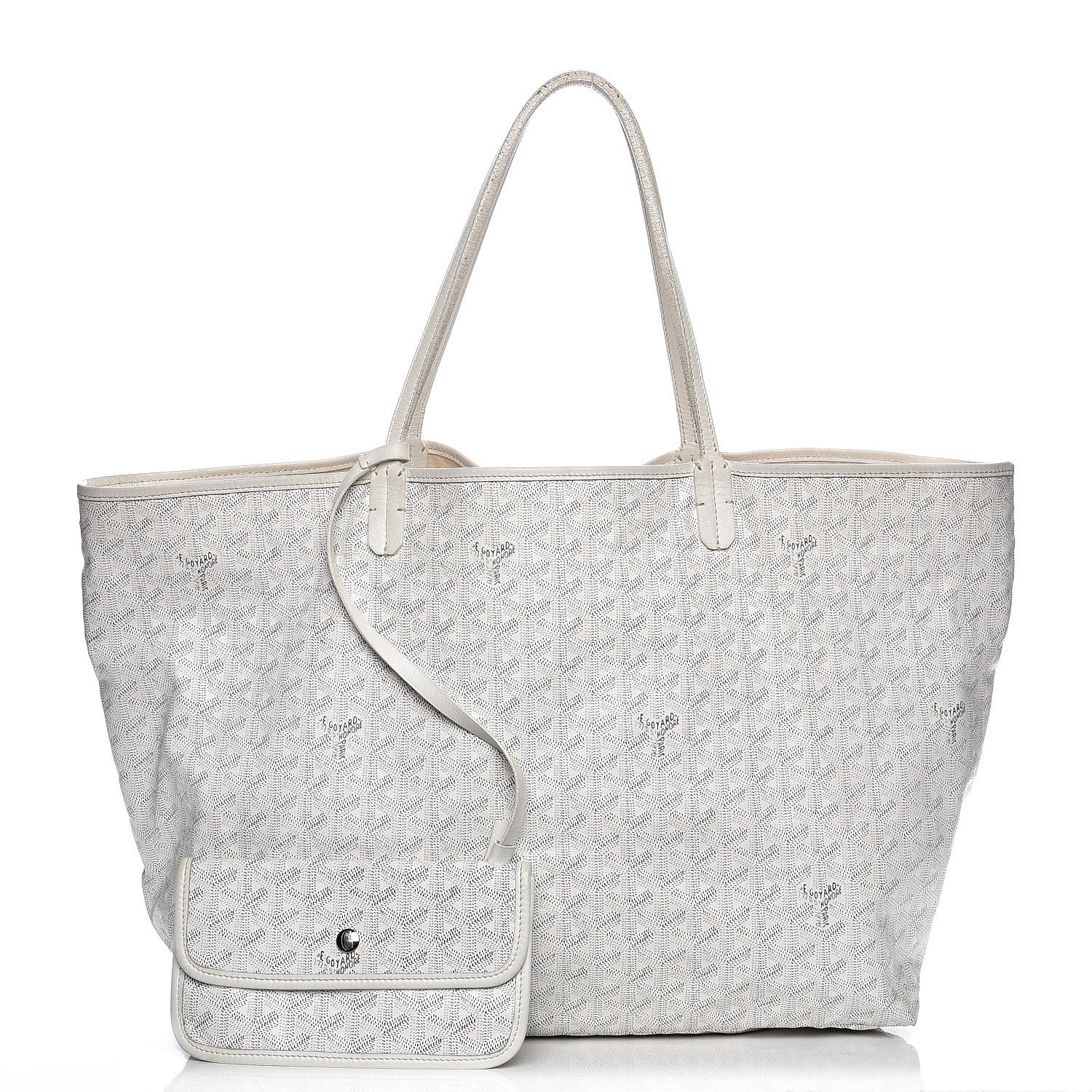 Goyard Goyardine Saint Louis GM White 1 of 14