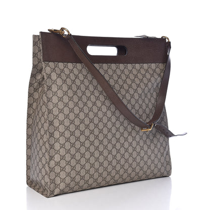 Gucci Soft GG Supreme Monogram Slip Handle Vertical Tote Beige New Acero 3 of 10