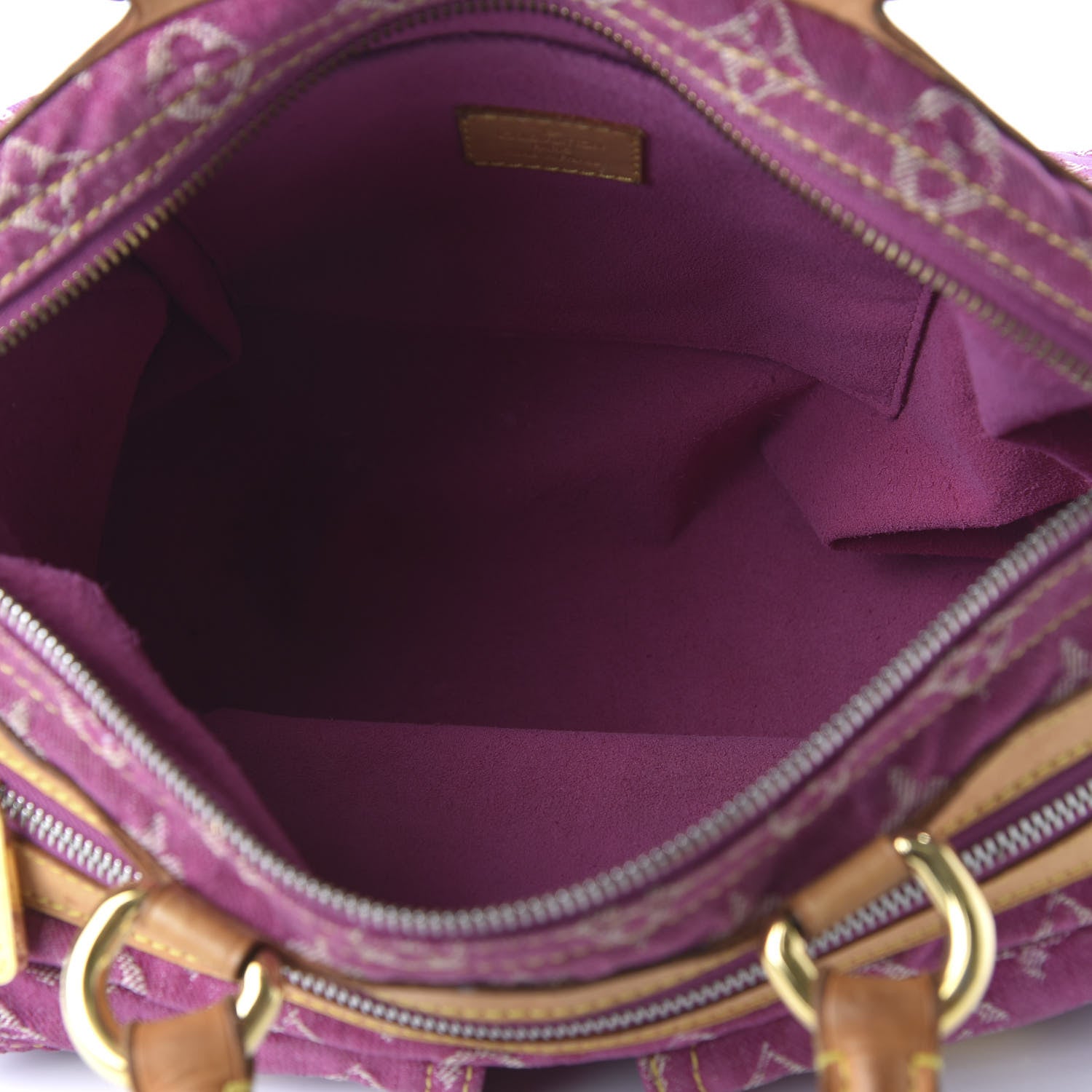 Louis Vuitton Monogram Denim Neo Speedy Fuchsia 5 of 11