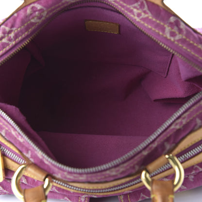 Louis Vuitton Monogram Denim Neo Speedy Fuchsia 5 of 11