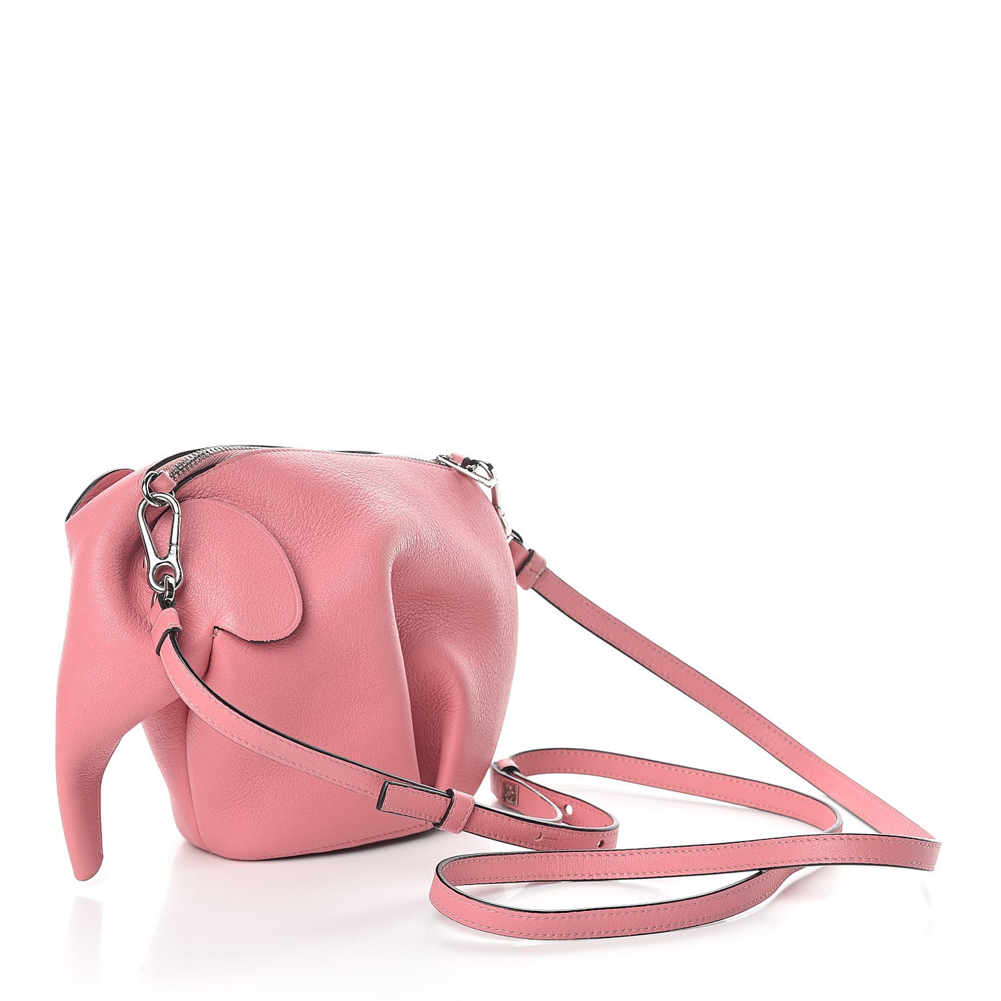 Calfskin Mini Elephant Crossbody Bag Candy