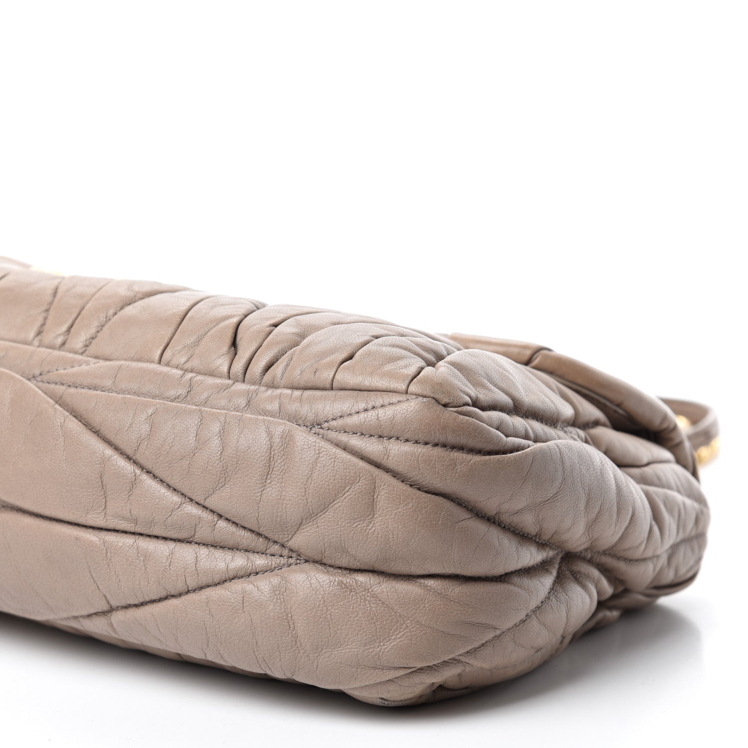 Miu Miu Nappa Matelasse Flap Grey 7 of 13