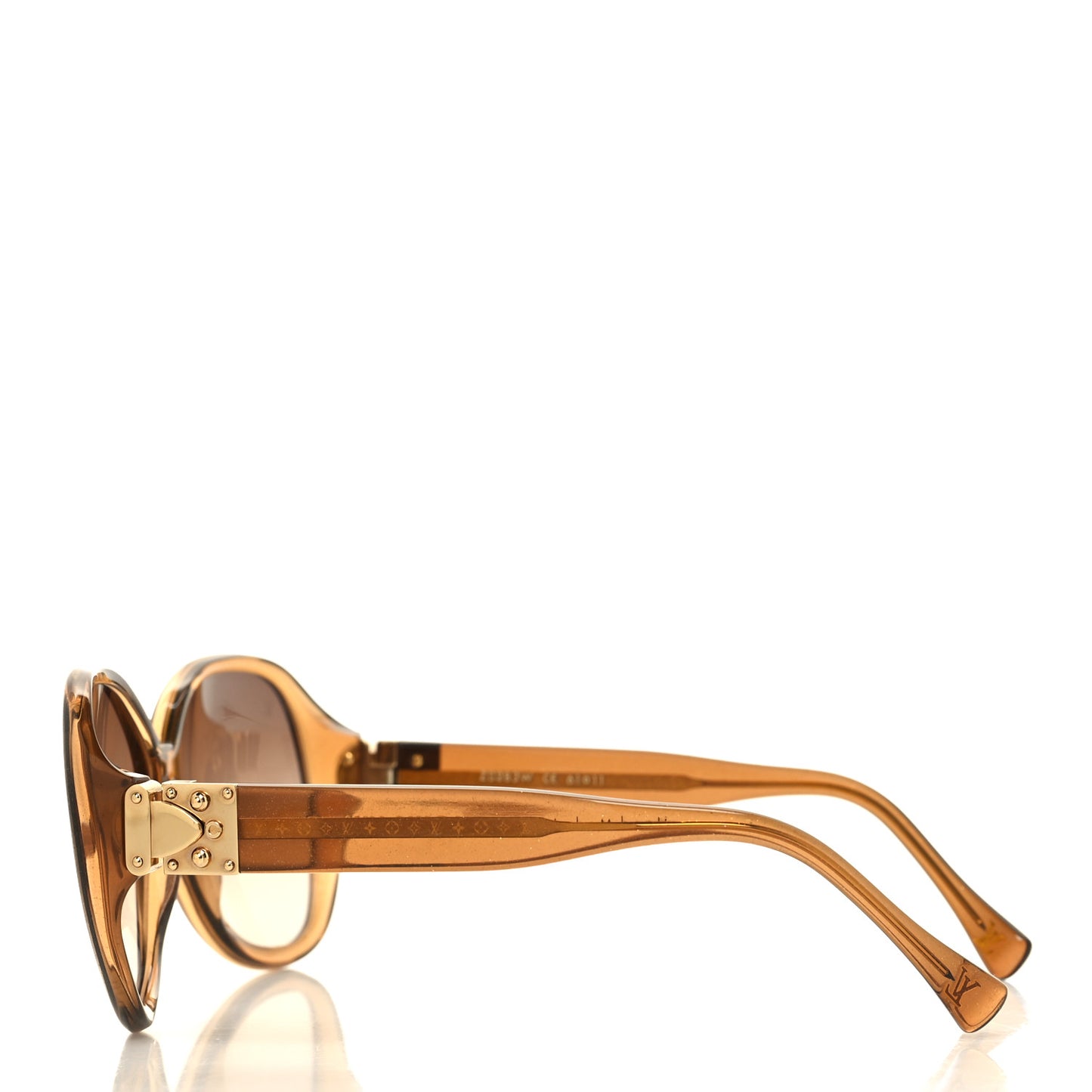Acetate Soupcon Oversized Sunglasses Z0283W Glitter Honey