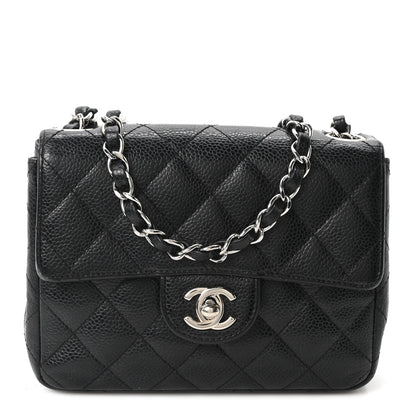 Chanel Caviar Quilted Mini Square Flap Black 1 of 10
