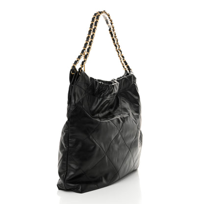 Chanel Calfskin Quilted Chanel 22 Black 4 of 11