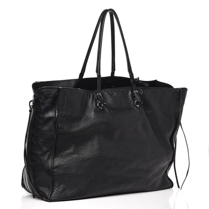 Balenciaga Supple Calfskin Papier A4 Zip Around Tote Black 3 of 12