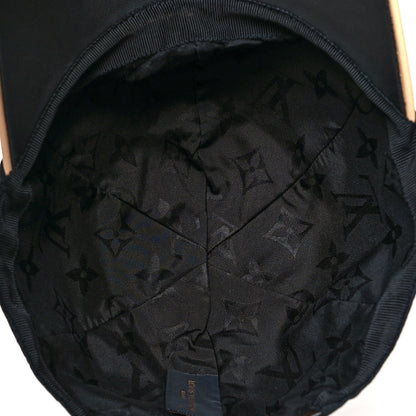 Louis Vuitton Polyester Silk Monogram LV Get Ready Cap M Black 6 of 7
