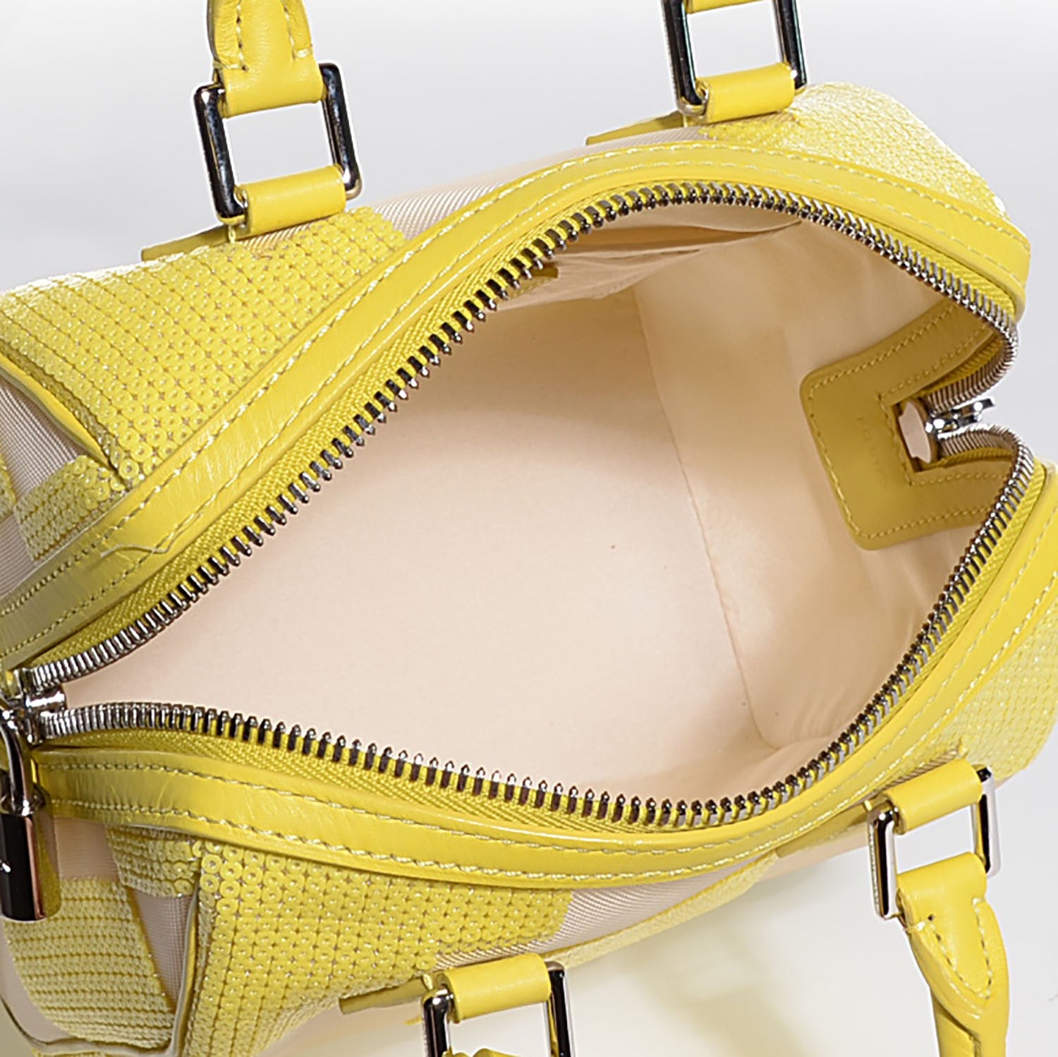 Louis Vuitton Damier Optic Mesh Speedy Cube TPM Yellow 5 of 8