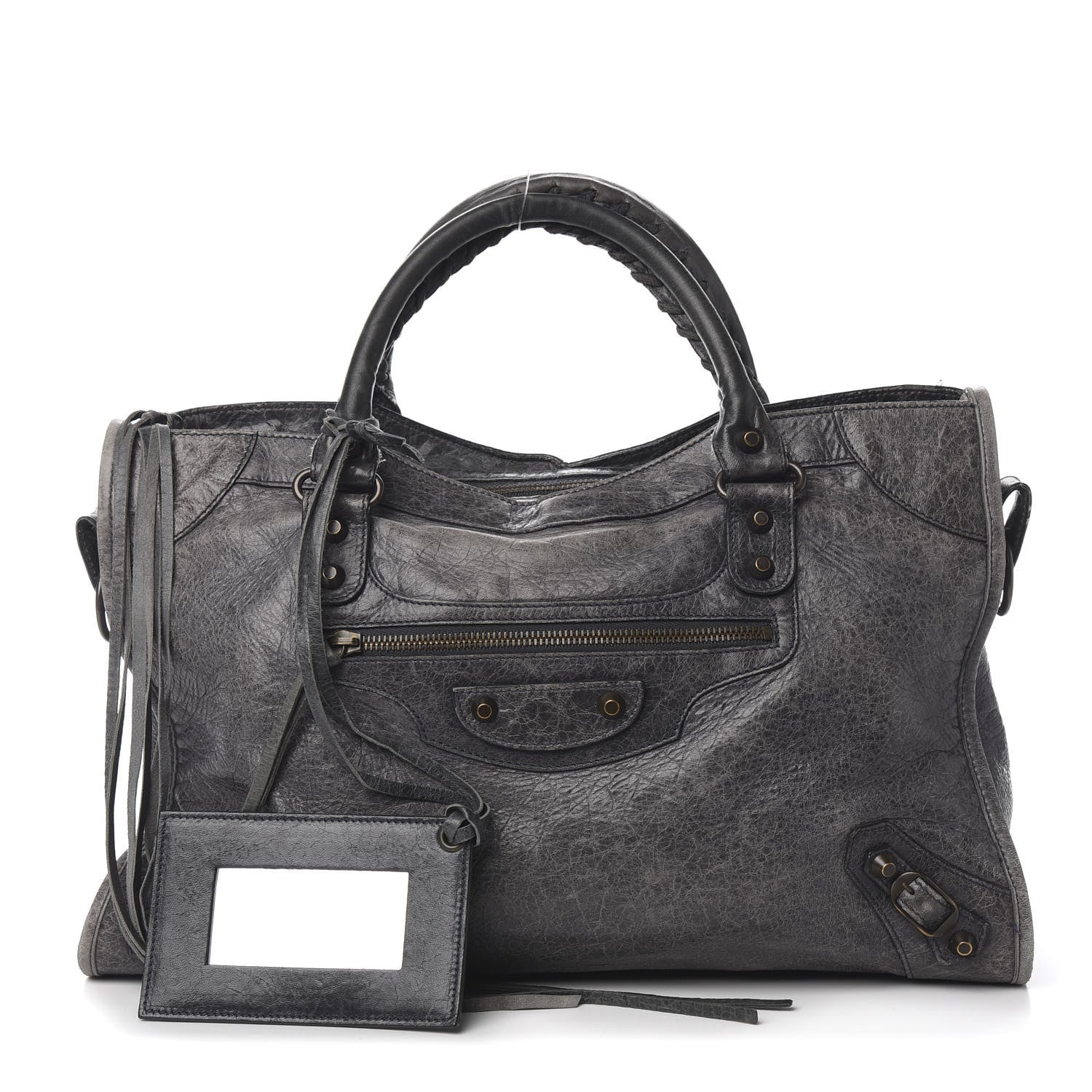 Balenciaga Agneau Classic Hardware City Grey 1 of 10