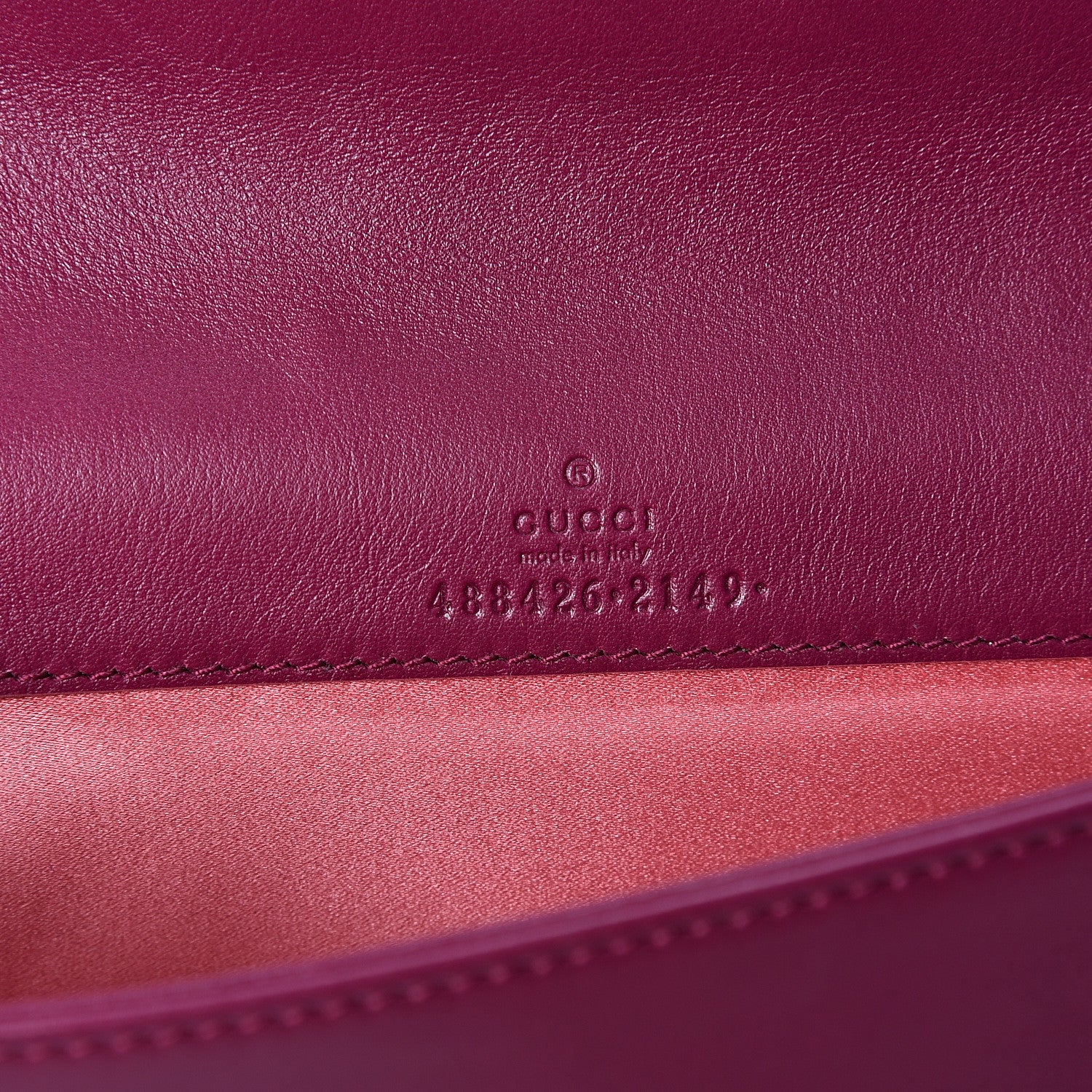 Gucci Velvet Matelasse GG Marmont Mini Bag Fuchsia Violet Cyclamen 5 of 8