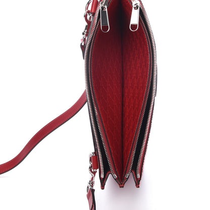 Gucci Guccissima Signature Messenger Bag Red 7 of 9