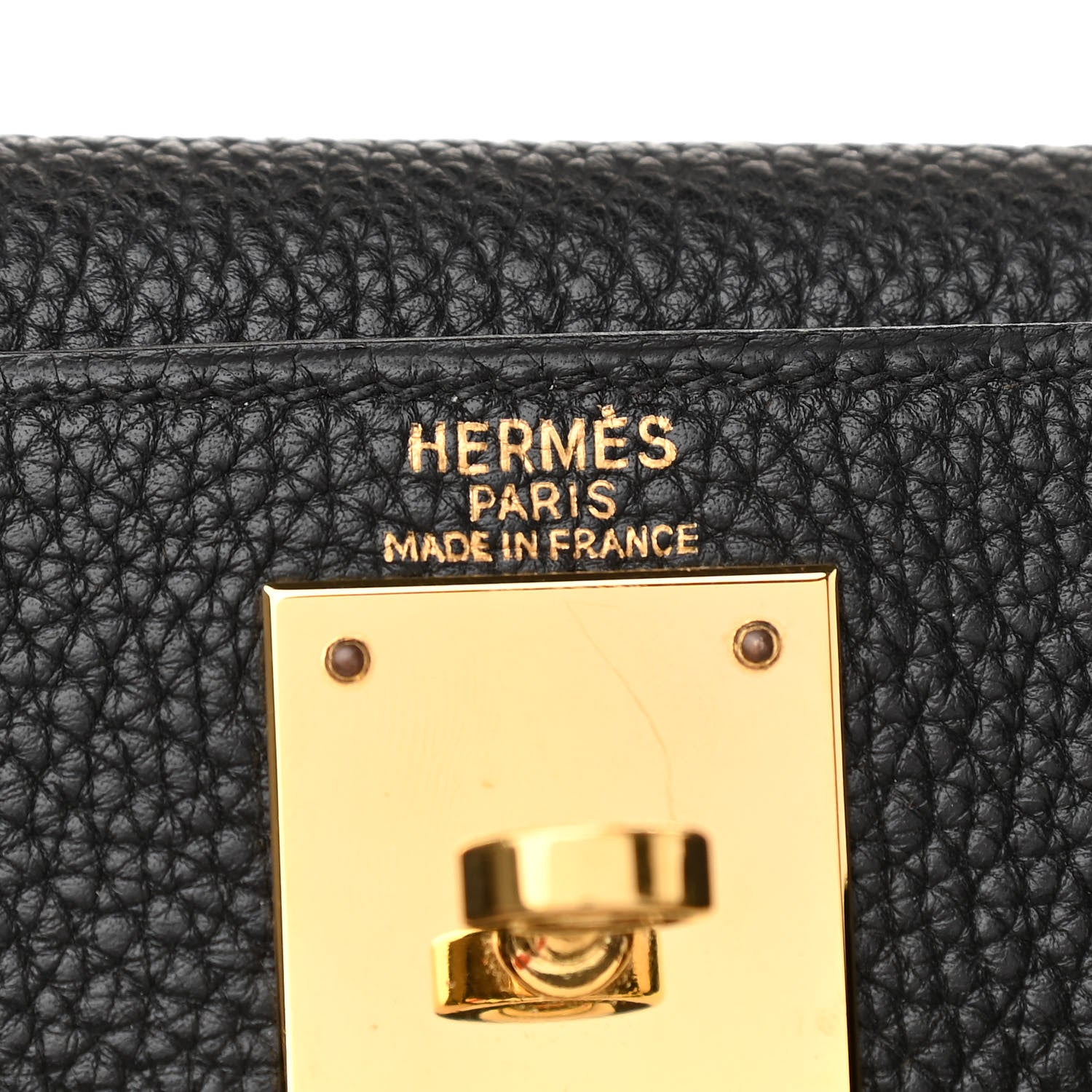 Hermes Togo Kelly Retourne 28 Black 6 of 13