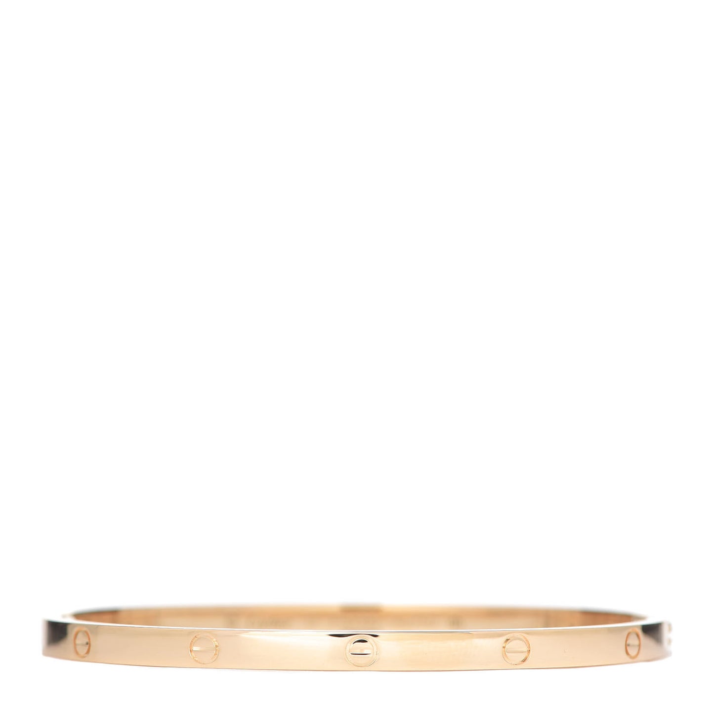 18K Yellow Gold Small LOVE Bracelet 17