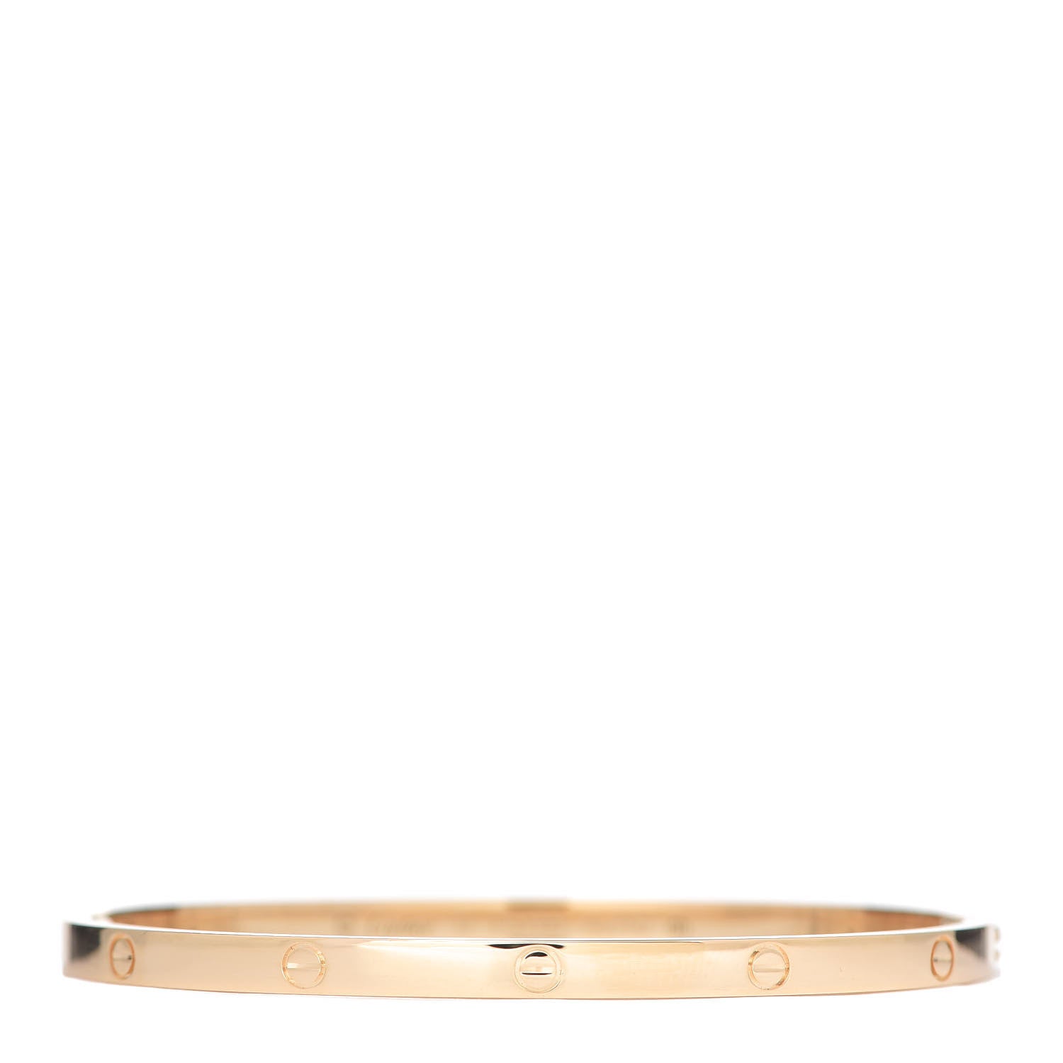 Cartier 18K Yellow Gold Small LOVE Bracelet 17 1 of 7
