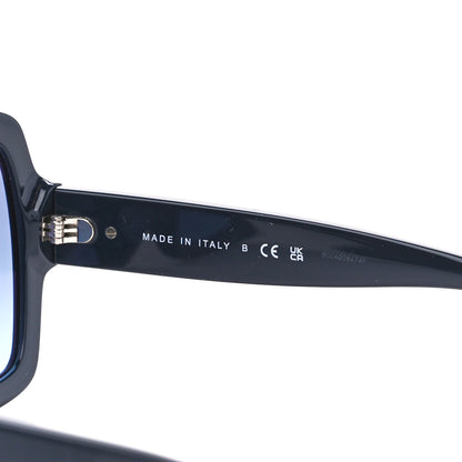Chanel Acetate Square Heart Sunglasses 5479-A Black Blue 6 of 8