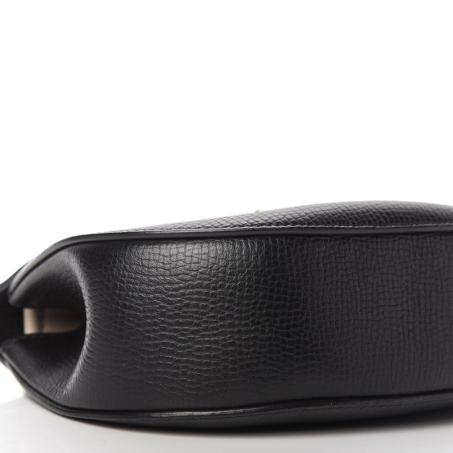 Grained Calfskin Lambskin Drew Shoulder Bag