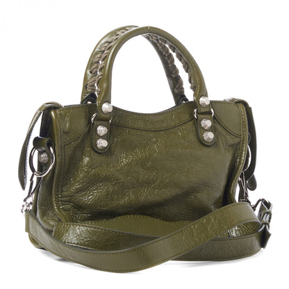 Balenciaga Agneau Giant 12 Gold Hardware Mini City Olive 2 of 8
