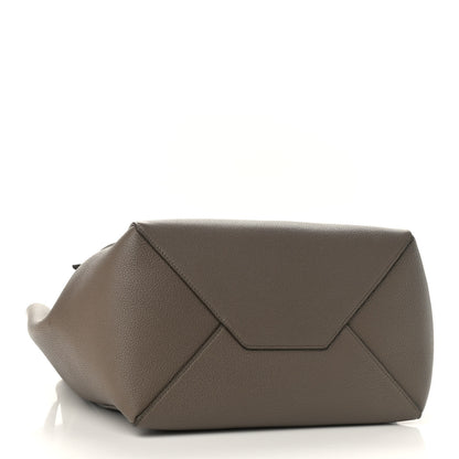 Celine Soft Grained Calfskin Small Belt Cabas Phantom Taupe 4 of 10