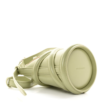 Alexander McQueen Calfskin Mini Curve Bucket Bag Sage 4 of 12
