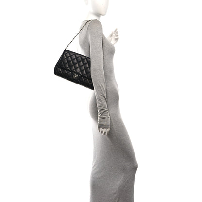 Chanel Caviar Quilted Clutch With Chain Flap Black 2 of 10