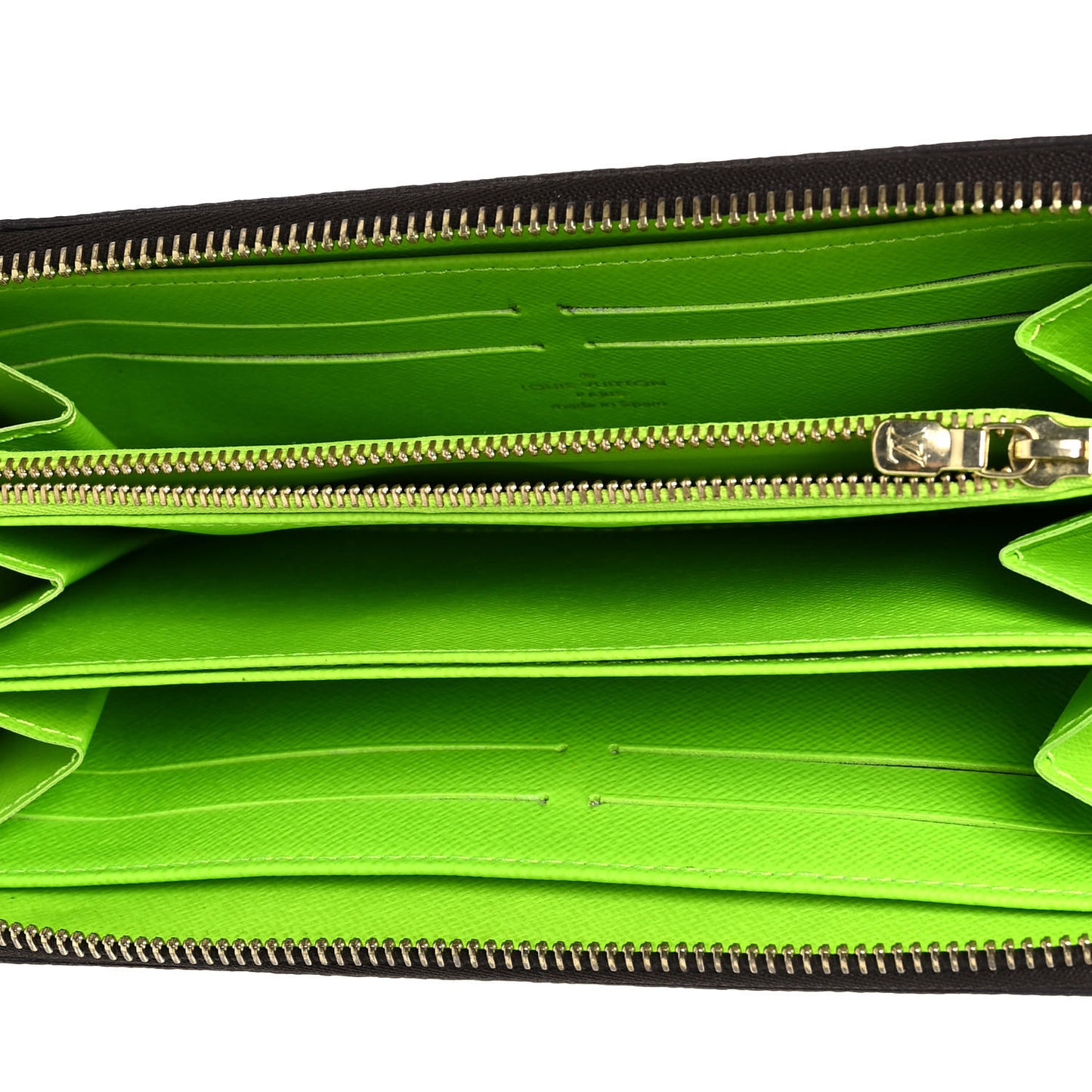 Monogram Graffiti Zippy Wallet Green