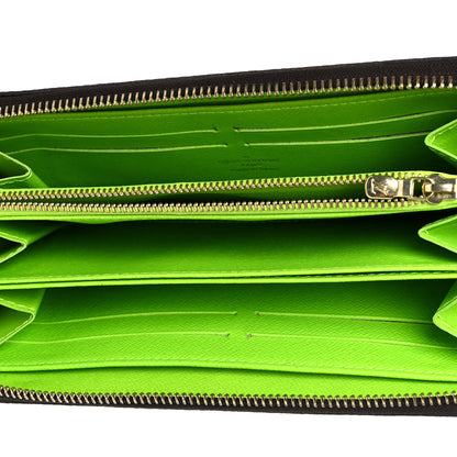 Louis Vuitton Monogram Graffiti Zippy Wallet Green 5 of 10