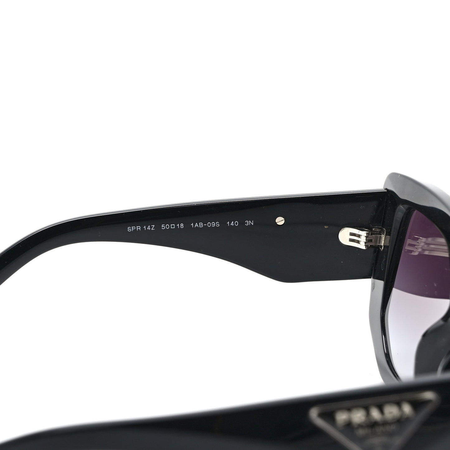 Acetate Symbole Sunglasses SPR 14Z Black