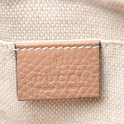 Gucci Pebbled Calfskin Small Soho Disco Bag Rose Beige 11 of 37
