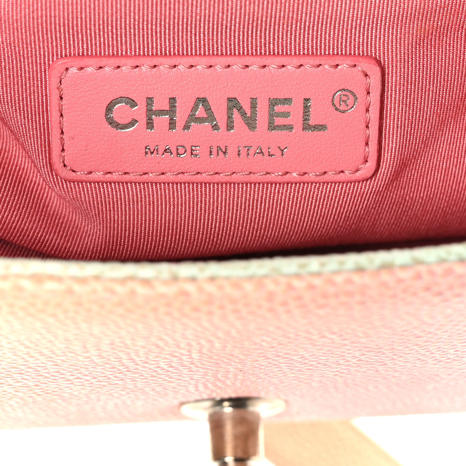Chanel Caviar Quilted Small Rainbow Boy Flap Pink Multicolor 7 of 10