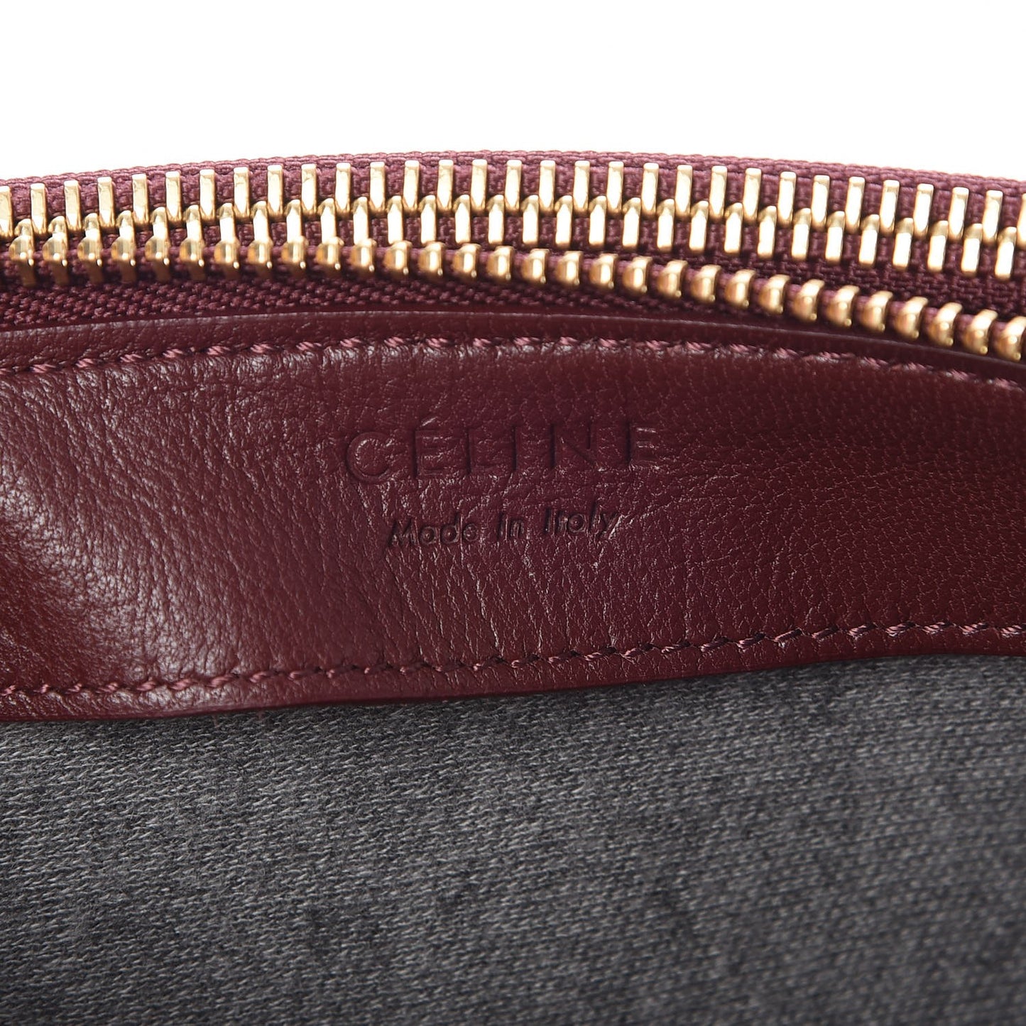 Lambskin Large Trio Crossbody Bag Burgundy