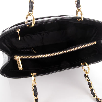 Chanel Caviar Quilted Grand Shopping Tote GST Black 5 of 8