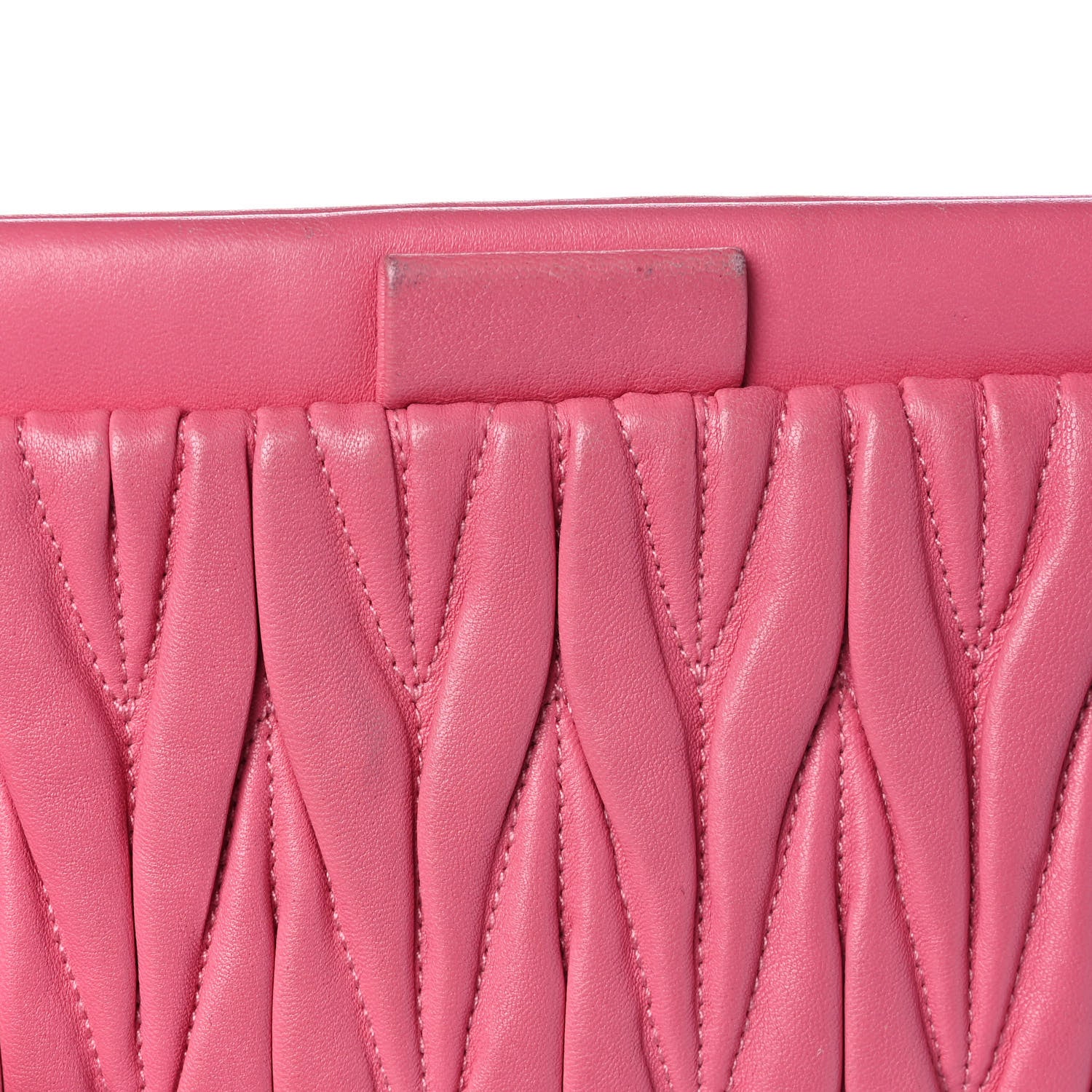 Miu Miu Nappa Matelasse Crossbody Peonia 16 of 16