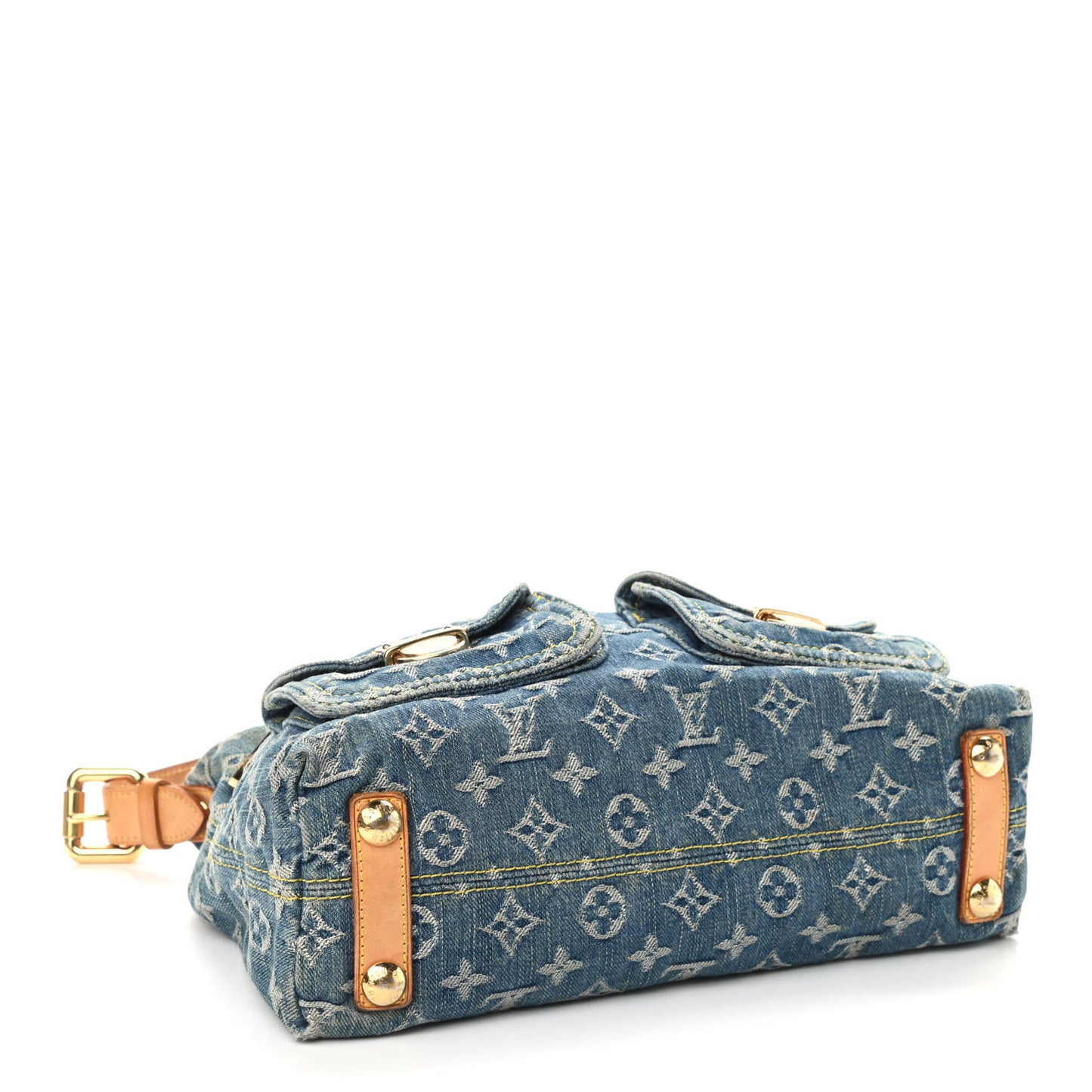 Monogram Denim Baggy PM Blue