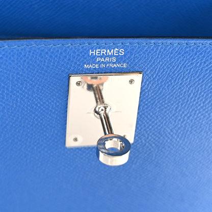 Hermes Epsom Kelly Sellier 28 Bleu France 6 of 10