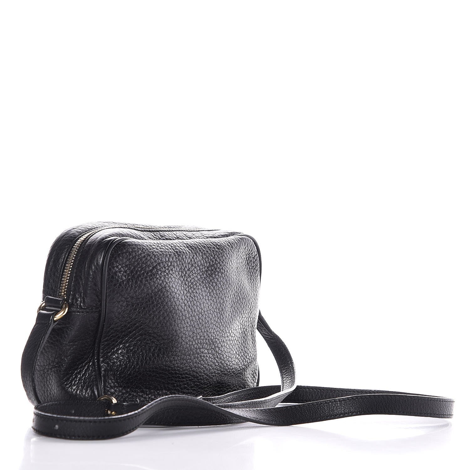 Gucci Pebbled Calfskin Small Soho Disco Bag Black 3 of 7