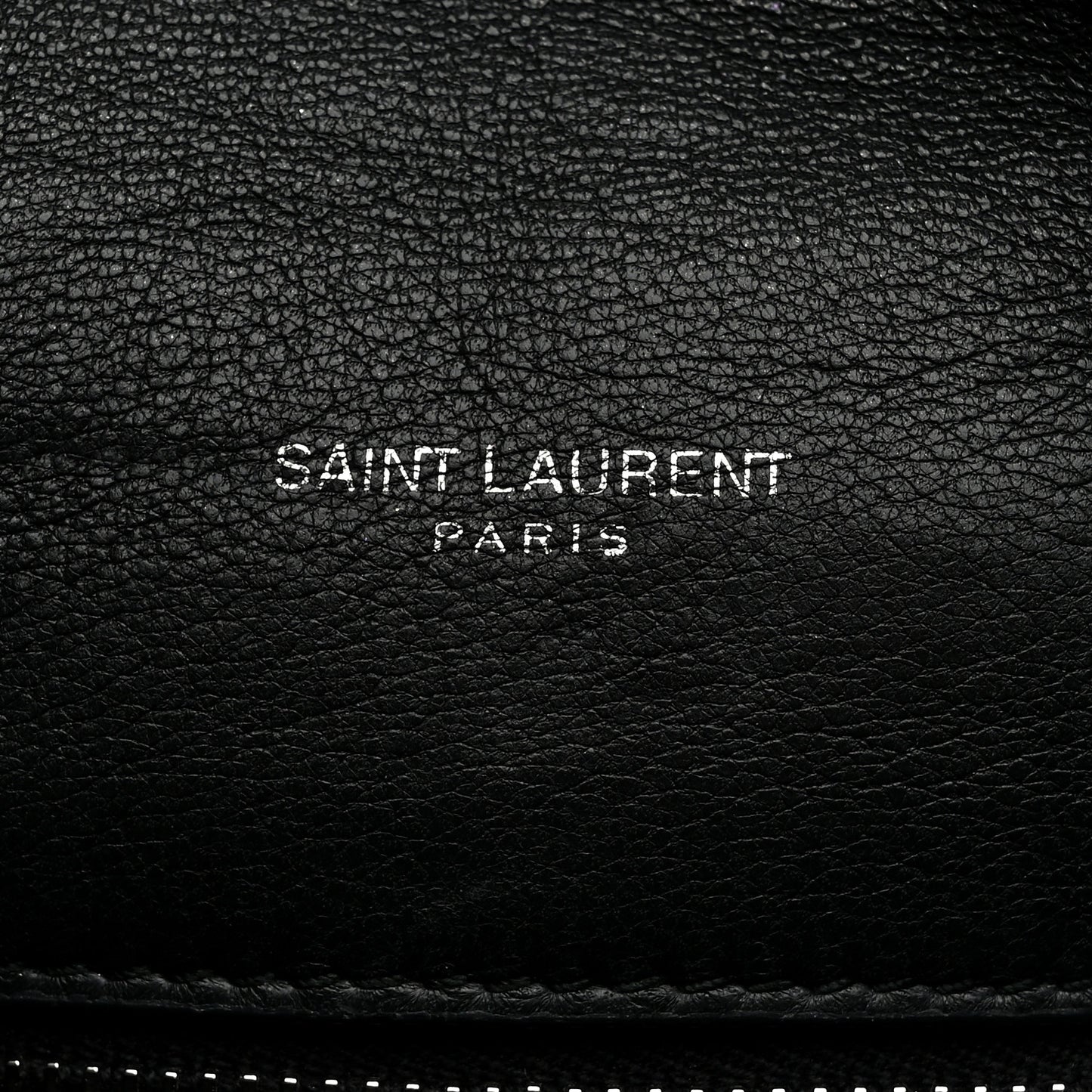 Lambskin Quilted Toy Loulou Puffer Monogram Chain Satchel Black