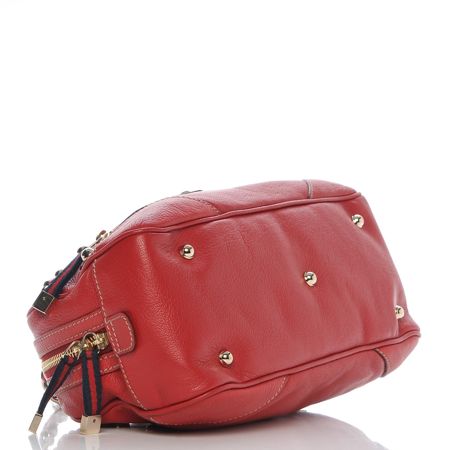 Gucci Goatskin Small Capri Bowler Red 4 of 7