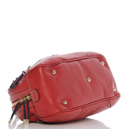 Gucci Goatskin Small Capri Bowler Red 4 of 7