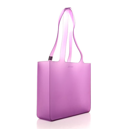 Chanel Jelly Rubber Tote Purple 3 of 11