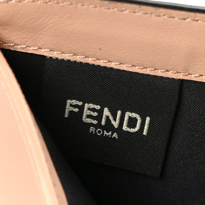Fendi Vitello Soft F is Fendi Bi-Color FF 1974 Embossed Compact Wallet  Maya Black Light Rose 7 of 11
