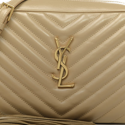 Saint Laurent Calfskin Matelasse Monogram Lou Camera Bag Dusty Grey 10 of 10