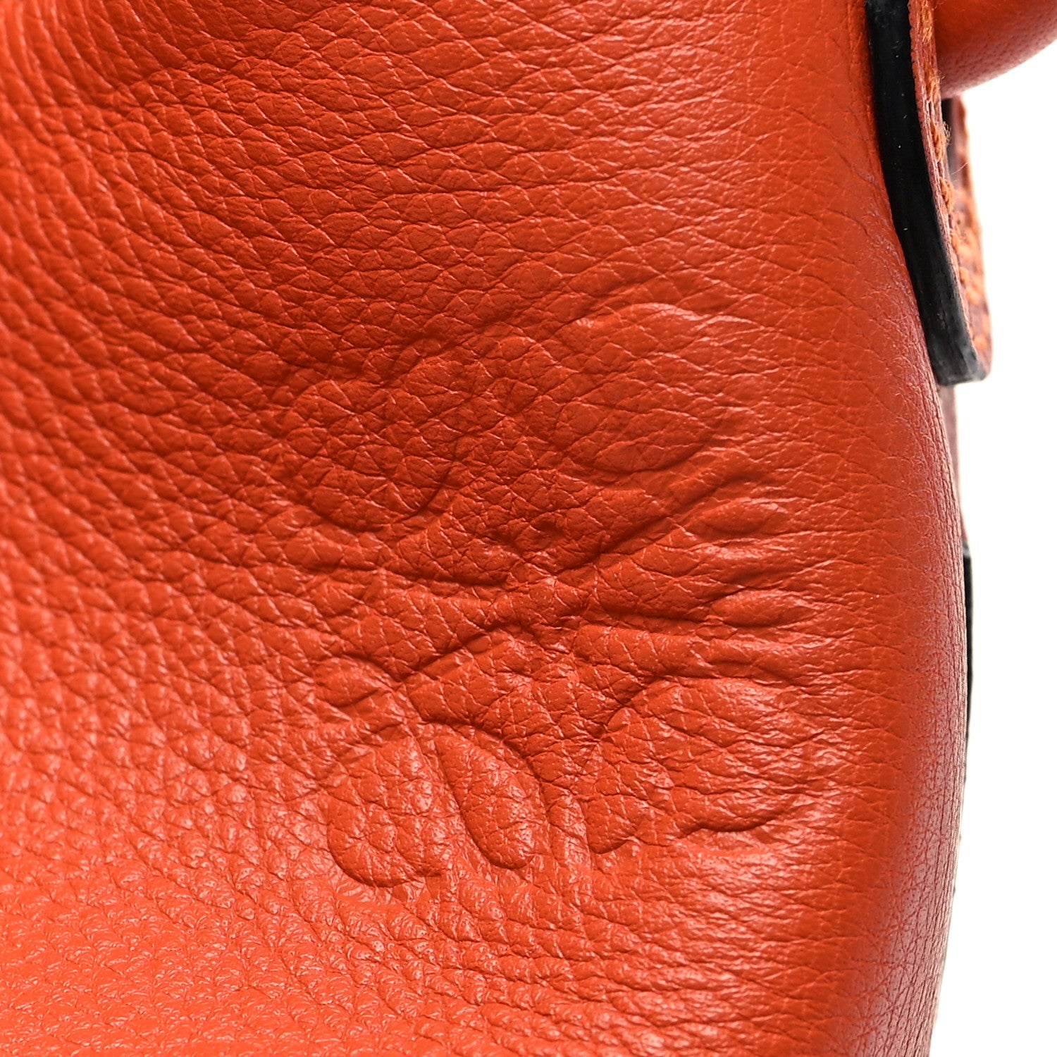 Loewe Calfskin Small Flamenco Knot Hobo Orange 9 of 9