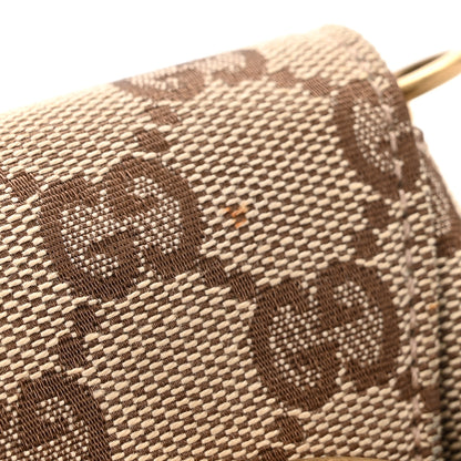Gucci Monogram Horsebit Clutch Dark Brown 11 of 11