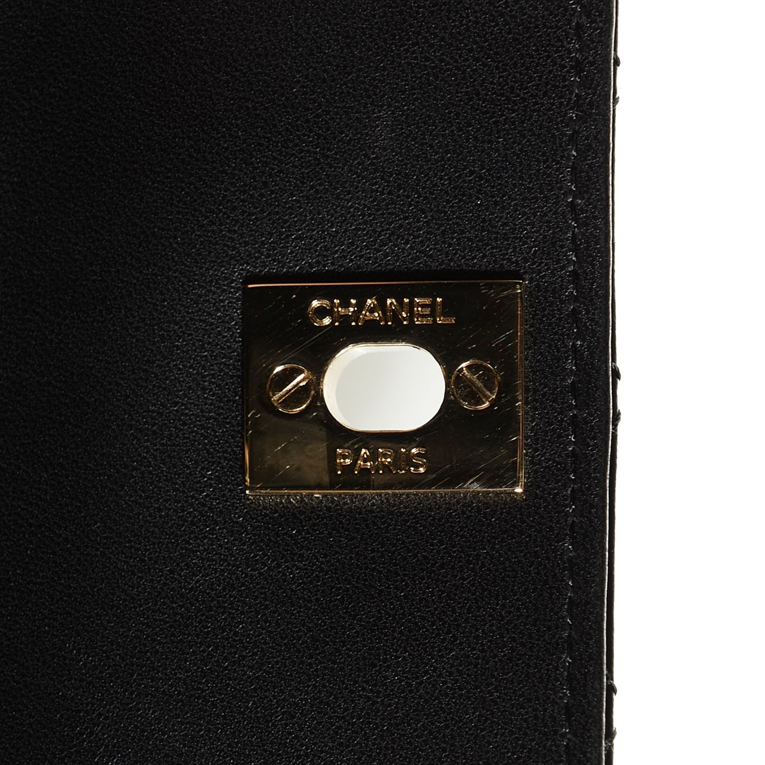 Chanel Glazed Calfskin Quilted Mini Square Flap Black 6 of 8