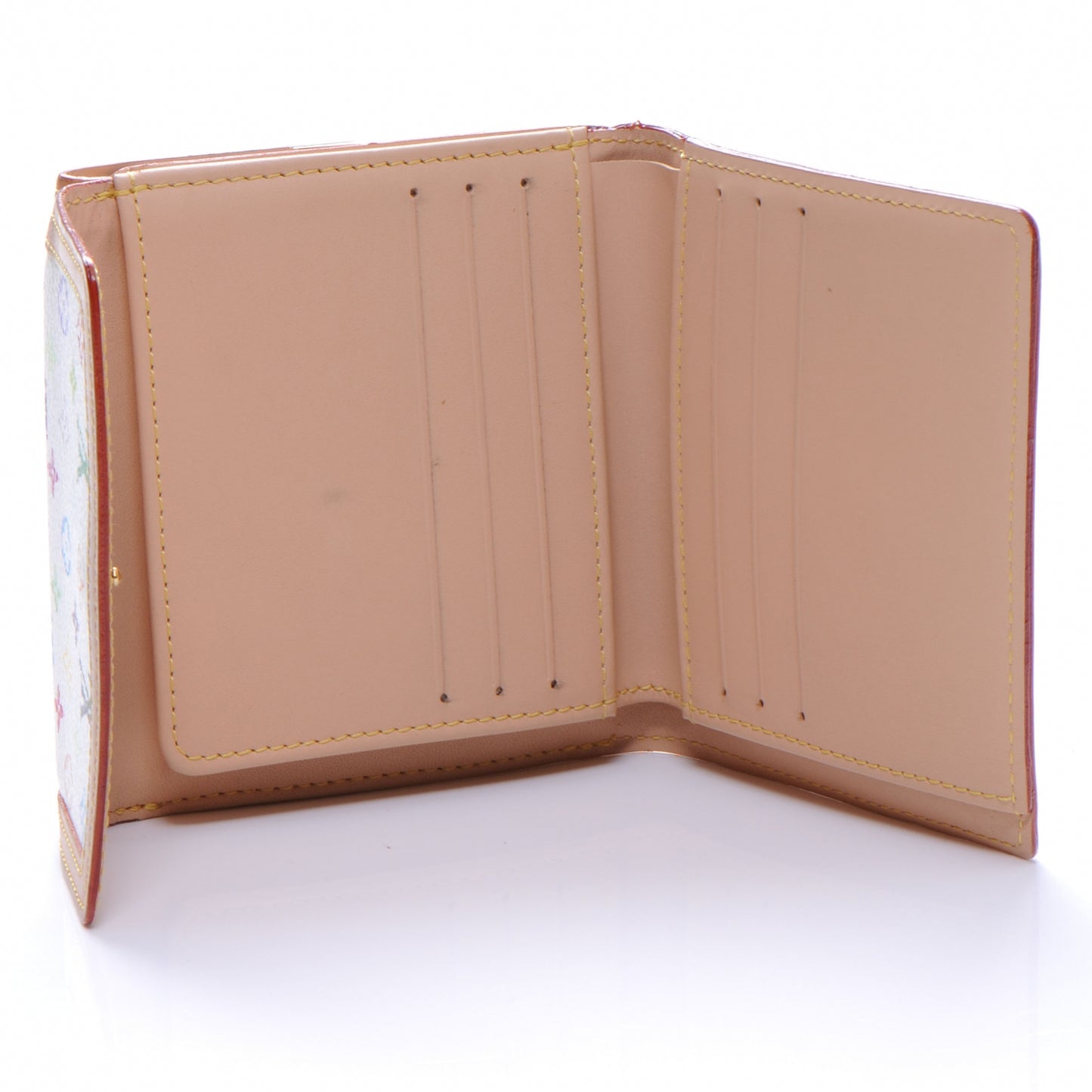 Monogram Multicolor Porte-Monnaie Billets Wallet White
