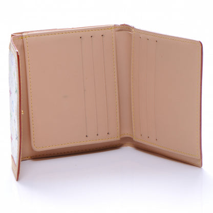 Louis Vuitton Monogram Multicolor Porte-Monnaie Billets Wallet White 4 of 7
