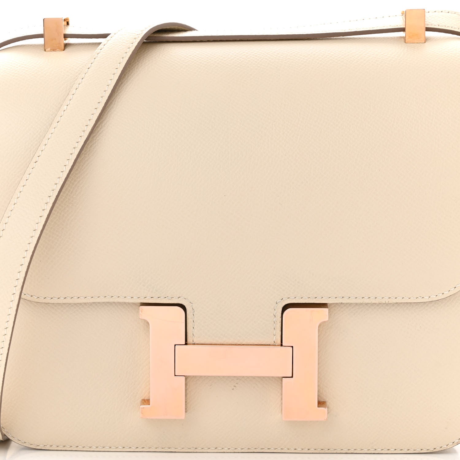 Hermes Epsom Constance 24 Craie 8 of 12