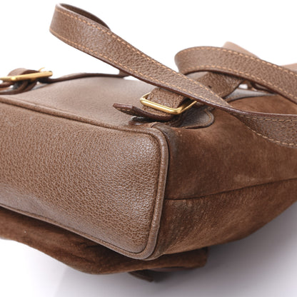 Gucci Suede Bamboo Backpack Brown 9 of 10